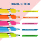 2 In 1 Highlighter Ballpoint Pen