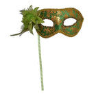 Half Masquerade Mask On A Stick