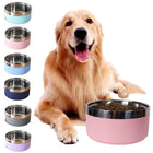23 Oz Double Layer Stainless Steel Dog Bowl