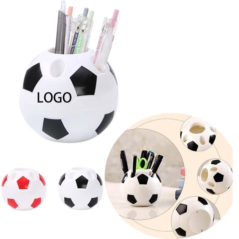 Creative Football Pen Holder Soccer Shape Pencil Container
