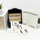 Wooden Perpetual Calendar Desktop Ornament