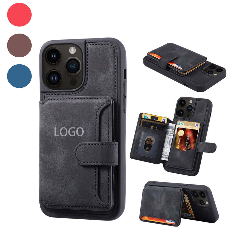 Pu Leather Card Slots Wallet