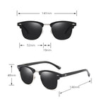 Classic Mirror Lens Polarized Sunglasses