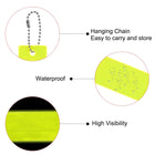 Reflective Safety Tag Keychain