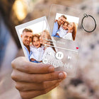 Customizable Acrylic Music Keychain