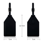 Pu Luggage Tag With Air Tag Holder