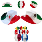 Western Cowboy Hat With National Flag