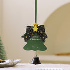 Christmas Tree Card Bell Ornament