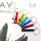 Survival Aluminum Whistle With Key Chain