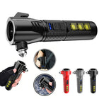 Usb Rechargeable Emergency Flashlight With Safety Hammer