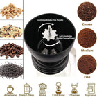 Precision Manual Coffee Bean Grinder With Storage Tanks