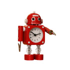 Stainless Steel Robot Alarm Clock