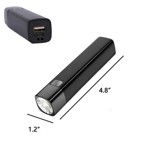 2-In-1 Power Bank Flashlight