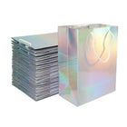 Holographic Gradient Foldable Tote Bag