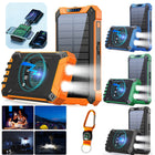 Solar Power Bank 20000mAh With Wireless Charger