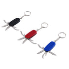 4-In-1 Multi-Function Stainless Steel Folding Keychain Knife