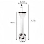 20oz Soccer Cup Creative Shape Plastic Straw Cup
