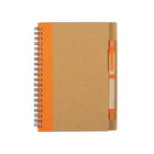 Eco-Friendly Spiral Notebook Set With Ballpoint Pen
