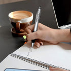 Rubber Grip Black Ink Plastic Ballpoint Pen