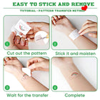 Glow In The Dark Soccer Temporary Tattoos