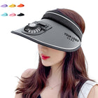 UV-Resistant Electric Fan Caps