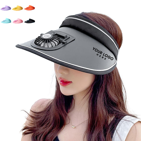 UV-Resistant Electric Fan Caps