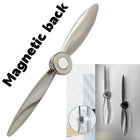 Metal Magnetic Spinning Airplane Propeller Letter Opener