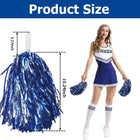 Metallic Cheer Pom Pom Shiny Foil Handheld Spirit