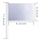 Custom Full Color Single Reverse Polyester Hand Flag