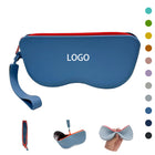 Portable Silicone Eyeglass Case With Zipper