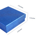 Cardboard Jewelry Boxes With Lids For Necklace Ring Earring Display Box