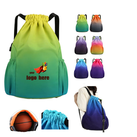Water-Resistant Drawstring Backpack