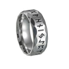 Titanium Steel Nordic Viking Rune Symbol Ring