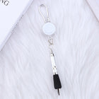 Carabiner Retractable Badge Reel With Pen