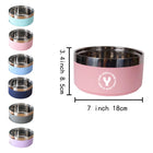 50 Oz Double Wall Stainless Steel Bowls