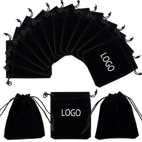 Jewelry Flannel Drawstring Organizer
