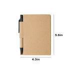 A6 Kraft Paper Notebook With Pen