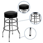 Pvc Seat Tall Metal Bar Stool