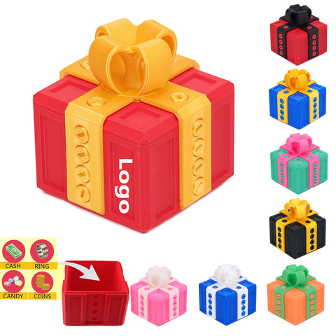 3 Inch Screw-On Surprise Prank Gift Box - Christmas Edition
