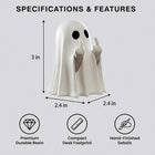 Cute Ghost Desk Pen Holder Figurine Decor