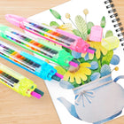20 Colors Stackable Kids Paint Sticks Crayons Drawing Pens