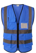 High-Visibility Reflective Safety Vest with Multiple Pockets