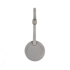 Round Shaped Pu Leather Luggage Tag