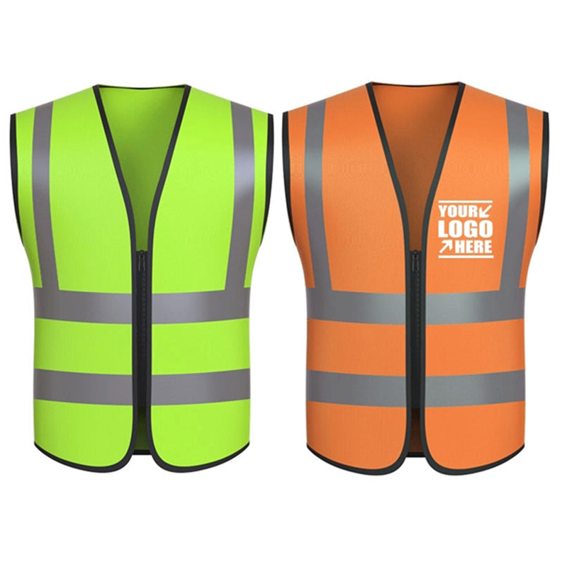 High Visibility Safety Vest With Reflective Strips