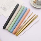 Stainless Steel Straw Set With Shell And Brush