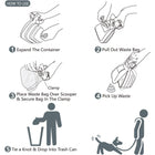 Medium Large Dog Pooper Scooper With Container