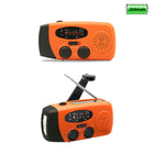 Emergency Solar Hand Crank Weather Radio With Led Flashlight