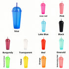 24.02 oz PP Straw Smoothie Cups Party Drink Cups