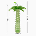 17 0z Tropical Summer Coconut Tree Bottle with Straw