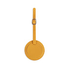 Round Shaped Pu Leather Luggage Tag